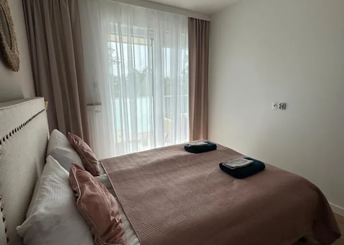 Apartment 4summer Golden Dune - Parking, Przestronne Mieszkanie 50m2, Cały Do Dyspozycji, Duży Taras Z Pięknym Zachodem Słońca Parkplatz, Geräumige Mit 50 M2, Ganzes Zur Verfügung, Große Terrasse Mit Wunderschönem Sonnenuntergang *